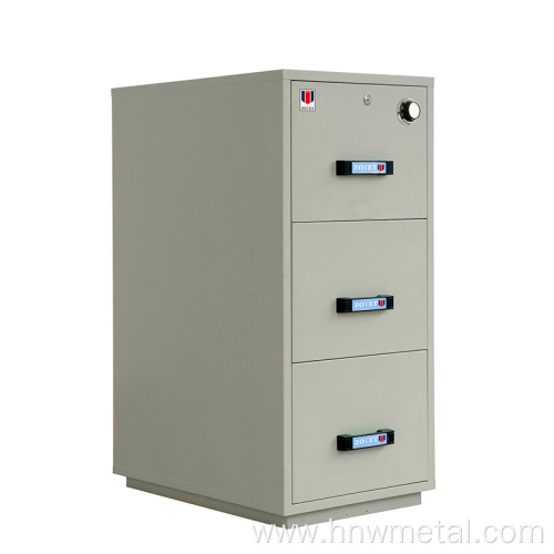 3 drawers CS SGS standards fire-proof filing cabinets